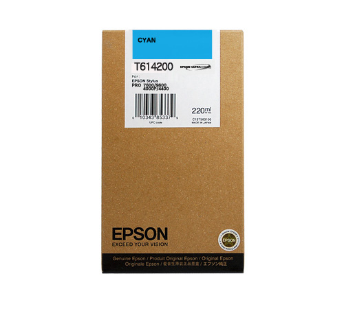 Mực in Epson T614200 Cyan Ink Cartridge (T614200)