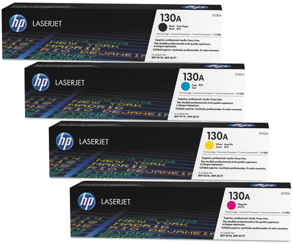 Bộ mực HP Color LaserJet  M176, M177 Toner Cartridge ( HP 130A 