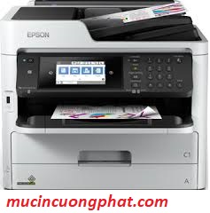 Máy in siêu tốc Epson WF C5790 in 2 mặt khổ a4 tích hợp scan copy màu, fax in wifi, in qua mạng với giải pháp tiếp mực ngoài 500ml tiết kiệm chi phí