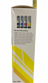 Mực nạp Premium dye màu vàng 70ml dùng cho Epson L Seri L6190, L4150, L6170, L4160, L3110...