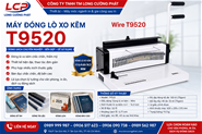 Máy đóng gáy lò xo kẽm YIBO T9520